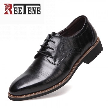 100 Genuine Leather Mens Dress Shoes, High Quality Oxford Shoes For Men, Lace-Up Business Men Shoes, Brand Men Wedding Shoes32688335107