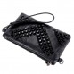 Diamond Genuine Leather Women Bag Rivet  Crossbody Bag Women's Clutch Patchwork Messenger Bag Females Purse Bolsas Feminina