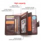 CONTACT&#39;S Real Genuine Leather Mens Passport Holder Wallets Man Cowhide Passport Cover Purse Brand  Male Credit&Id Car Wallet32433834999