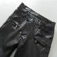 New Arrival Top Quality Mens Genuine Leather Retro Motorcycle Pants Man Slim Fit Pants Gothic Zip Trousers Plus Size 28-3832751451408