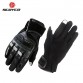 SCOYCO Motorcycle Touch Screen Gloves Men's Genuine Cow Leather Waterproof Windproof Warm Winter Motorbike Racing Riding Gloves