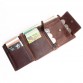 Vintage Designer 100% Genuine Carteiras Masculinas Cowhide Leather Men Short Wallet Purse Card Holder Coin Pocket Male Wallets